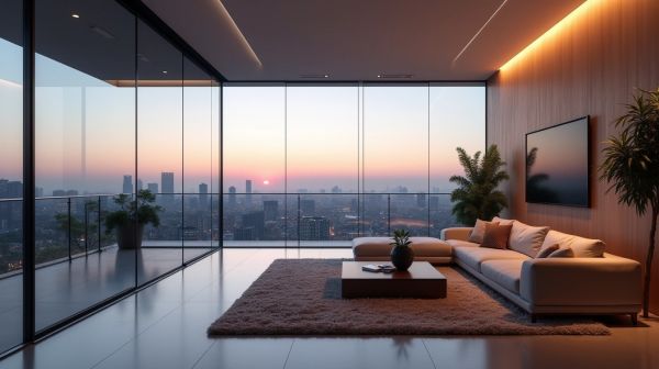 Transform your space with a frameless glass juliet balcony